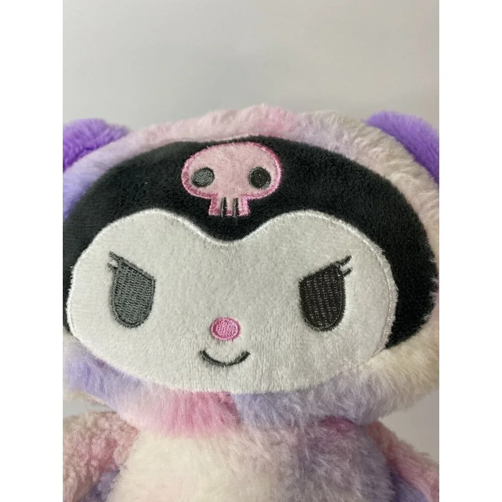 Kuromi Plush Tie Dye‎ Purple Pink Hello Kitty Character Sanrio Stuffed Animal